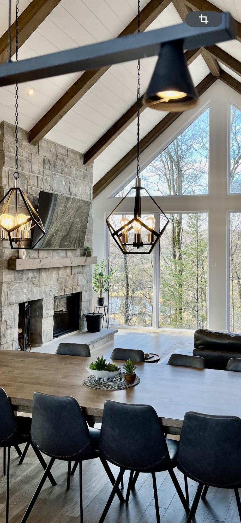 The Chic Shack - Golf, Ski, Spa Saint-Faustin エクステリア 写真