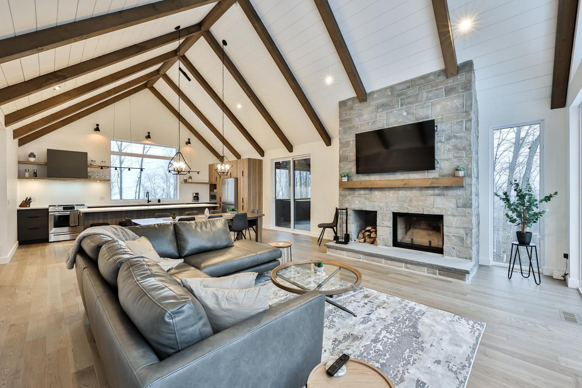 The Chic Shack - Golf, Ski, Spa Saint-Faustin エクステリア 写真
